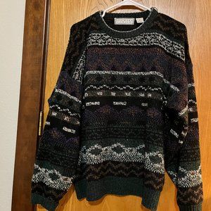 Michael Gerald Vintage-Style 80s Pullover Sweater.